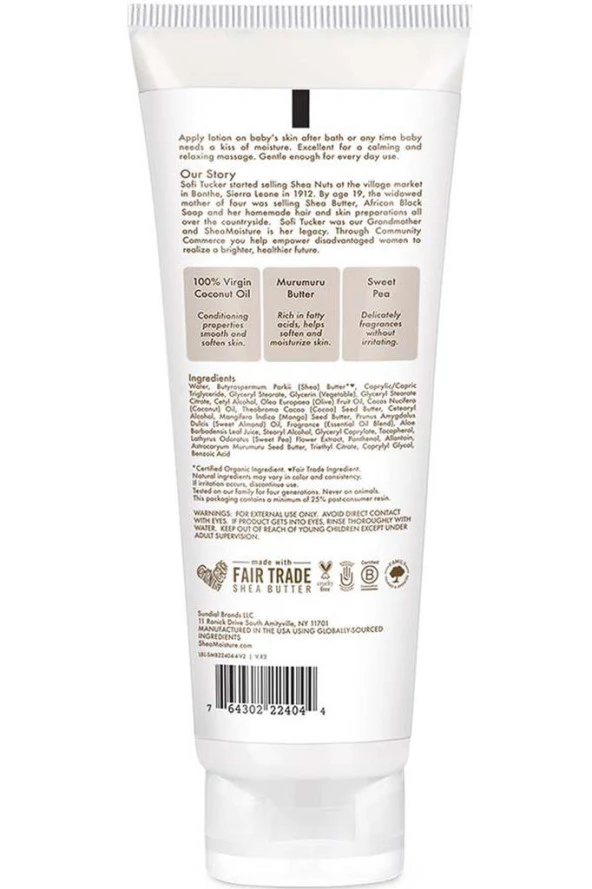 Shea Moisture Baby 100 Saf Hindistan Cevizi Yağlı Bebek Losyonu 237ML - 2