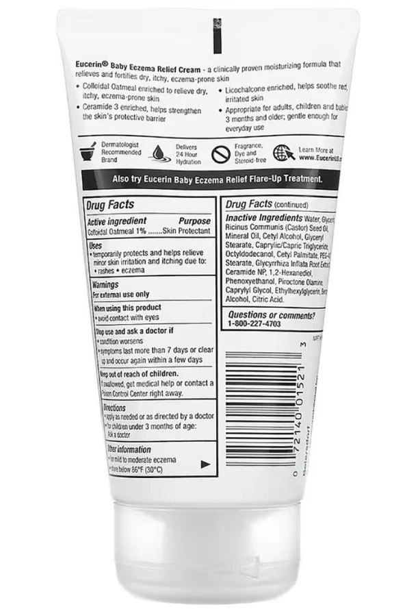 Eucerin Baby Eczema Relief Vücut Kremi 141GR - 2