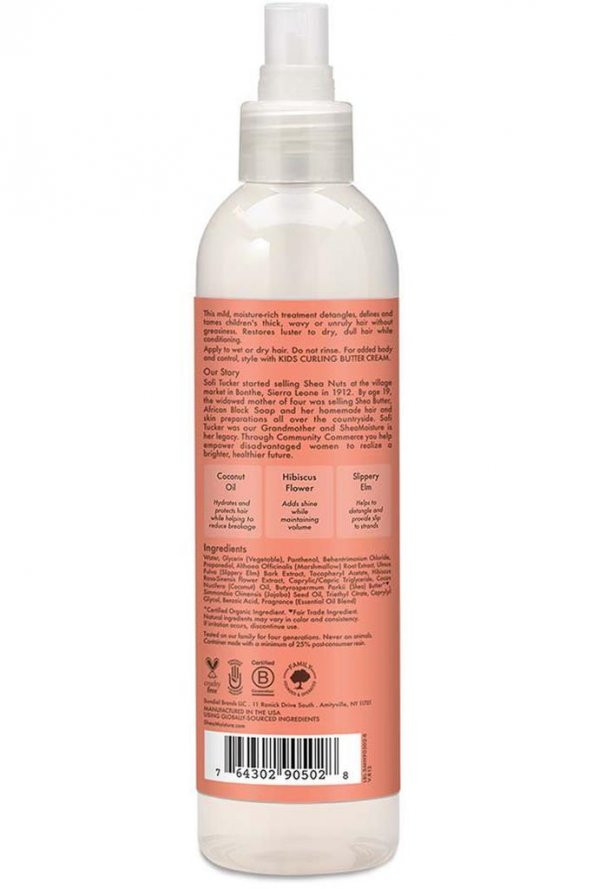 Shea Moisture Kids Coconut & Hibiscus Çocuklar İçin Dolaşık Saç Açıcı Sprey 237ML - 2