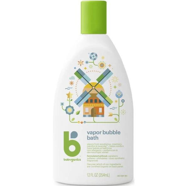 Babyganics Vapor Bubble Bath Banyo Köpüğü 354ML