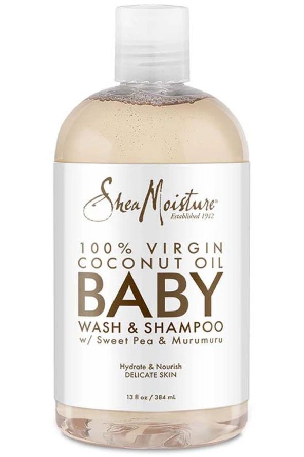 Shea Moisture Baby 100 Saf Hindistan Cevizi Yağlı Bebek Şampuanı 384ML