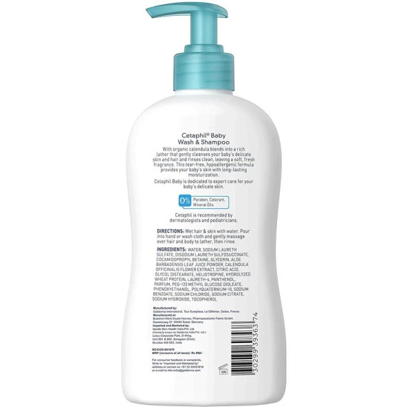 Cetaphil Bebek Yıkama Şampuanı 399ML - 2