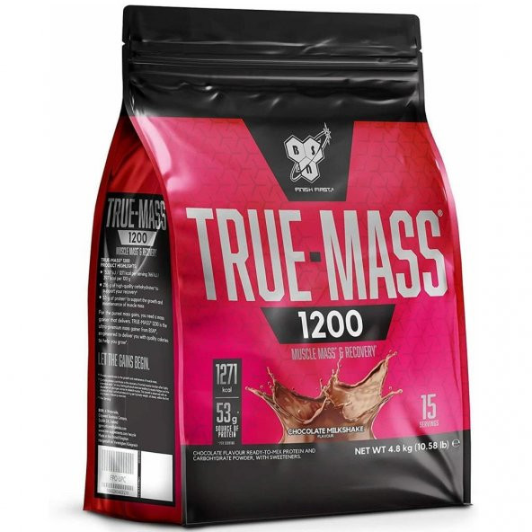 BSN True Mass 1200 Chocolate Milkshake 4800GR