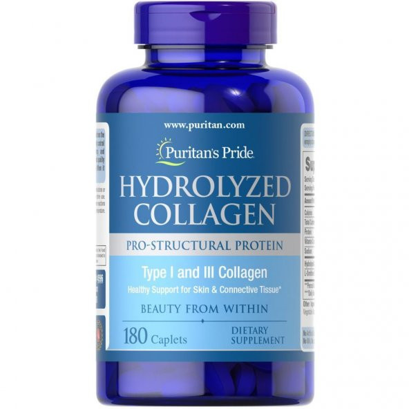 Puritans Pride Hydrolyzed Collagen 180 Tablet