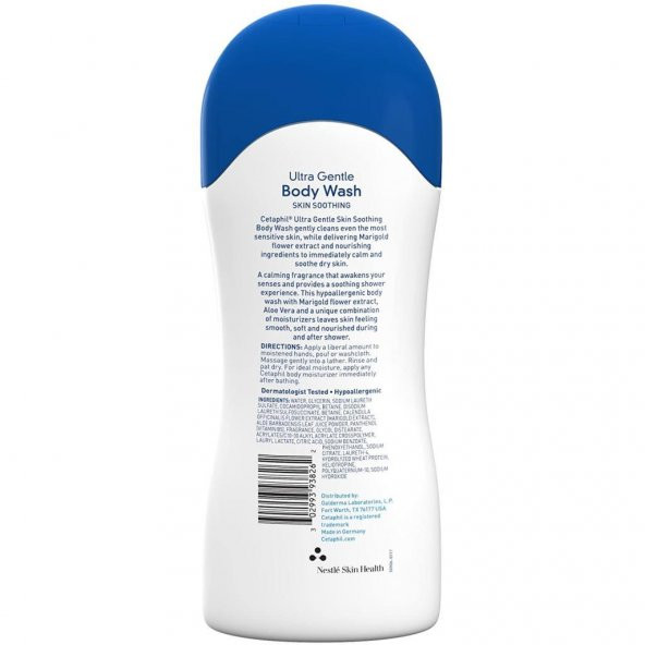 Cetaphil Ultra Nazik Yatıştırıcı Vücut Şampuanı 500ML - 2