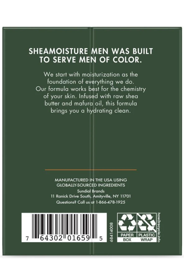 Shea Moisture Men Shea ve Mafura Yağlı Nemlendirici Sabun 2x113GR - 2