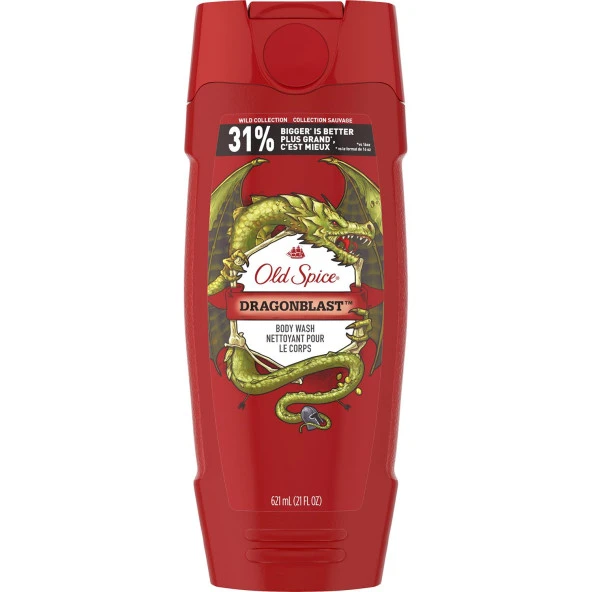 Old Spice W/C Dragonblast Vücut Şampuanı 621ML ürün görseli 1