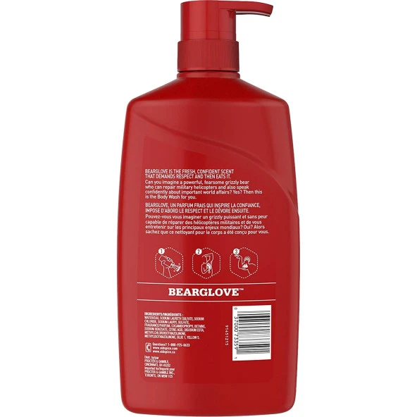 Old Spice W/C Bearglove Vücut Şampuanı 887ML - Resim 2