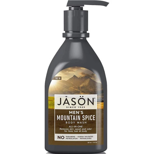 Jason Mens Mountain Spice Vücut Şampuanı 887ML