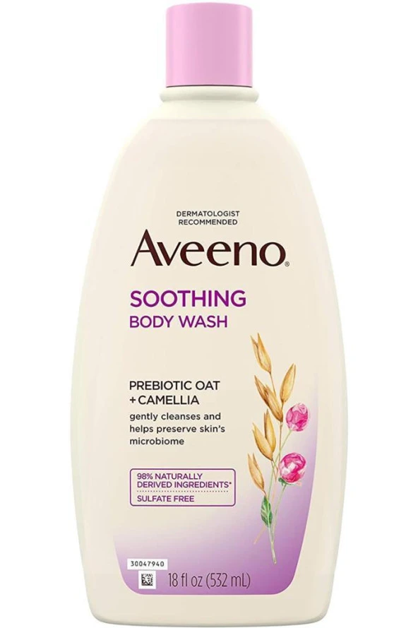 Aveeno Prebiotic Oat + Camellia Soothing Vücut Şampuanı 532ML