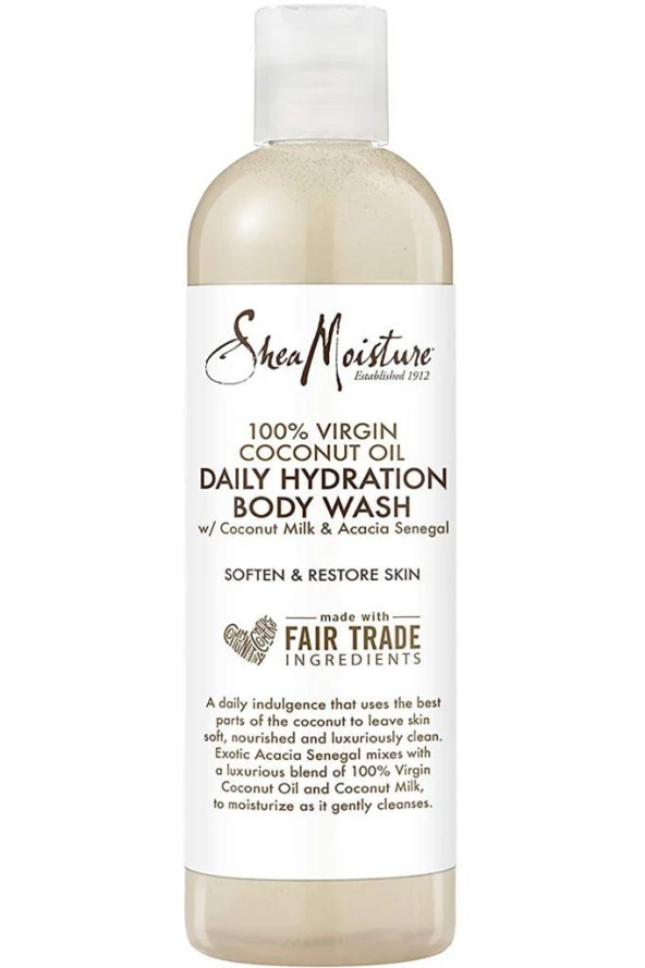Shea Moisture 100 Saf Hindistan Cevizi Yağlı Günlük Nemlendirici Vücut Şampuanı 384ML - 2