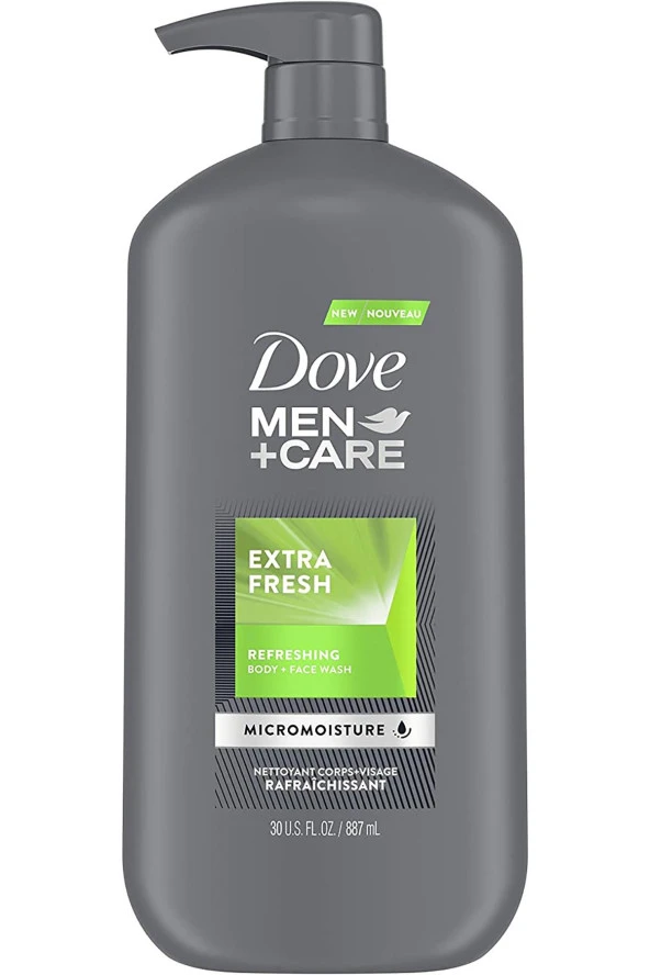 Dove Men +Care Extra Fresh Vücut ve Yüz Yıkama 887ML