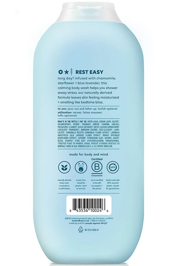 Method Wind Down Vücut Şampuanı 532ML - Resim 2