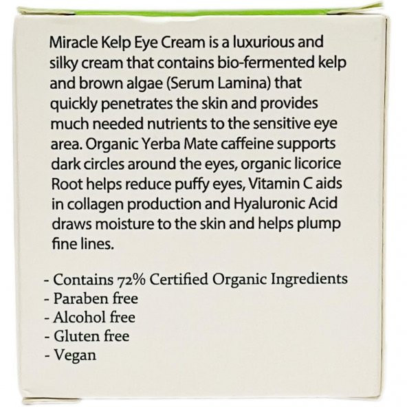 Sea El Miracle Kelp Göz Kremi 30ML - 4
