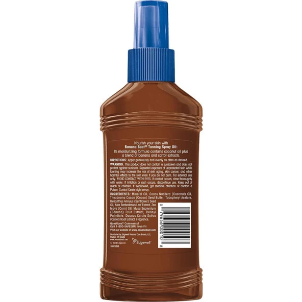 Banana Boat SPF0 Bronzlaştırıcı Sprey Yağ 236ML - 2