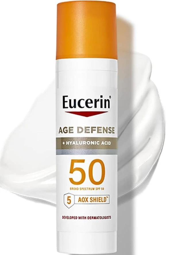 Eucerin Age Defense + Hyaluronic Acid SPF50 Yüz İçin Güneş Koruyucu Losyon 75ML - 6
