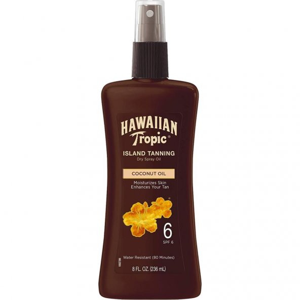 Hawaiian Tropic Island Tanning Dry Spray Oil SPF6 236ML