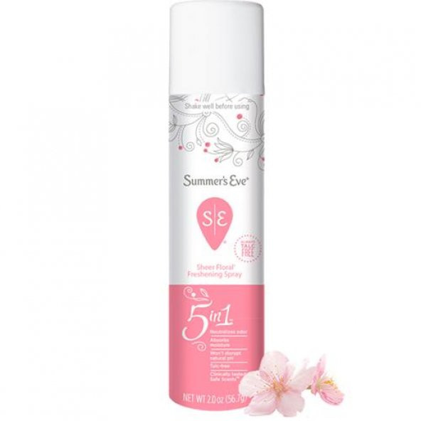 Summers Eve Sheer Floral Özel Bölge Deodorant 56.7GR
