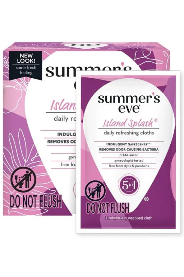 Summers Eve Island Splash Özel Bölge Temizlik Mendili 16 Adet - 3
