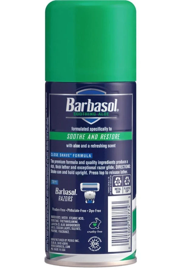 Barbasol Yatıştırıcı Aloe Tıraş Köpüğü 198GR - 2