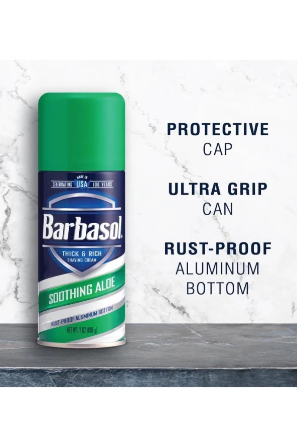 Barbasol Yatıştırıcı Aloe Tıraş Köpüğü 198GR - 4