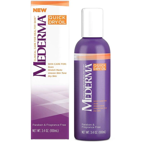 Mederma Quick Dry Oil Çatlak Karşıtı Cilt Bakım Yağı 100ML