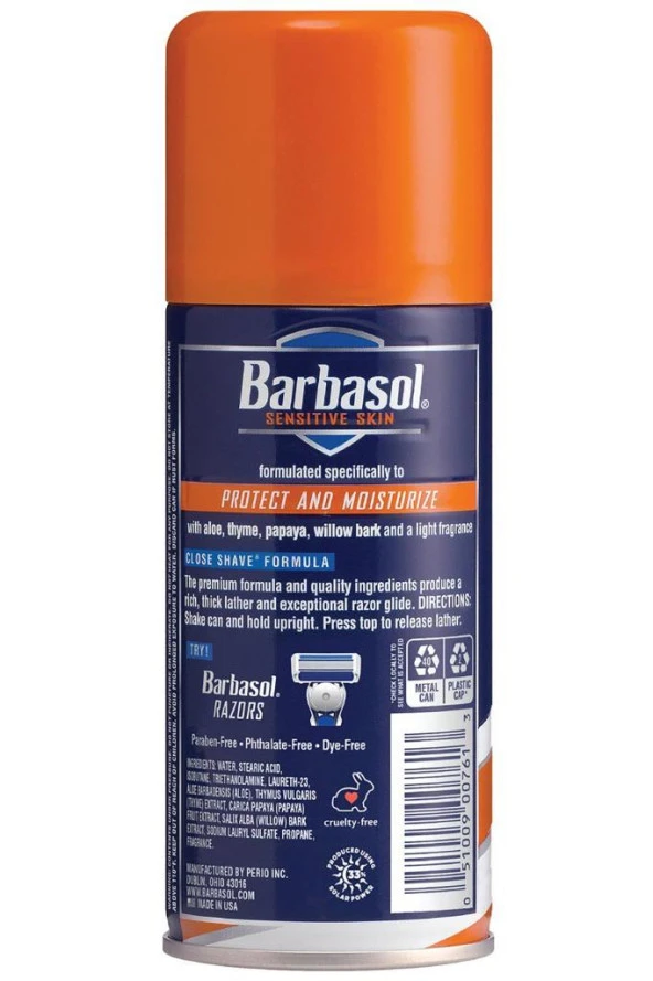 Barbasol Hassas Ciltler İçin Tıraş Köpüğü 198GR - 2