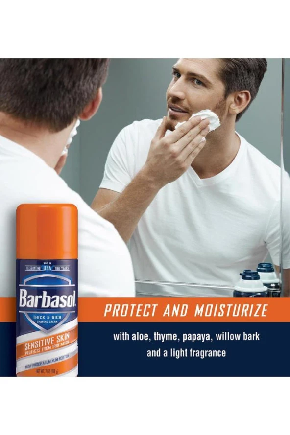 Barbasol Hassas Ciltler İçin Tıraş Köpüğü 198GR - 3