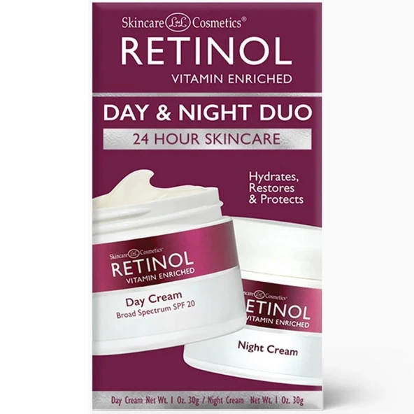 Skincare Cosmetics Retinol Gündüz ve Gece İkilisi 2x30GR