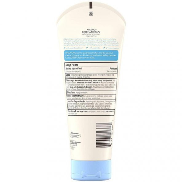 Aveeno Eczema Therapy Günlük Nemlendirici Krem 206GR - 2