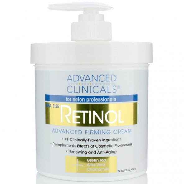 Advanced Clinicals Retinol Sıkılaştırıcı Krem 454GR