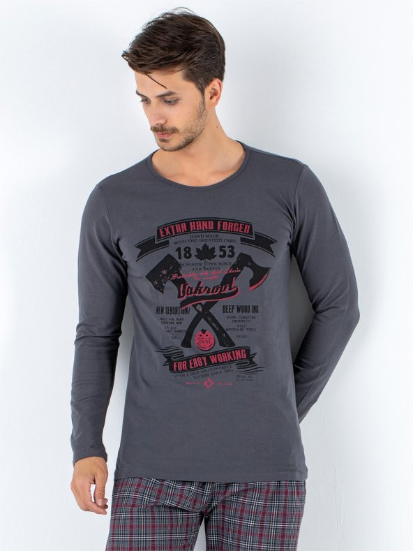 Dark Damon Erkek Pijama Takımı - Resim 4