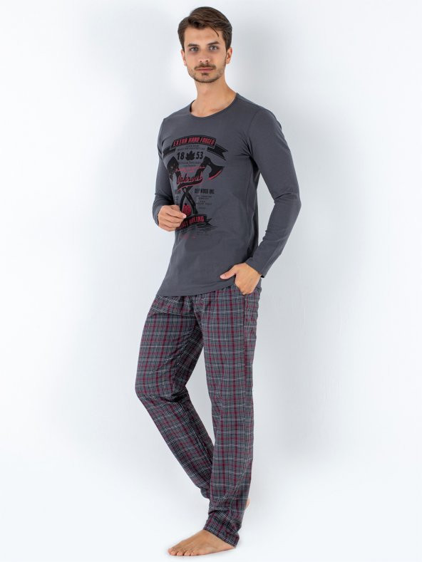 Dark Damon Erkek Pijama Takımı - Resim 6