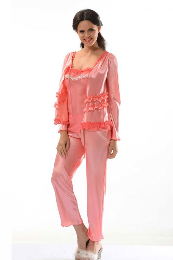 Saten Çeyizlik Pijama Takım