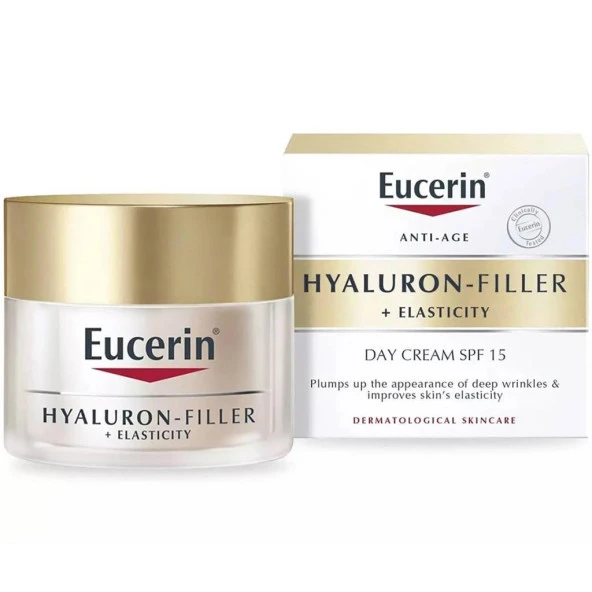 Eucerin Hyaluron-Filler + Elasticity SPF15 Gündüz Kremi 50ML