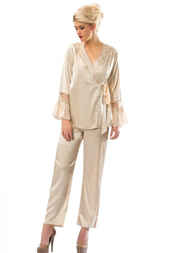 Saten Çeyizlik Pijama Takım ürün görseli