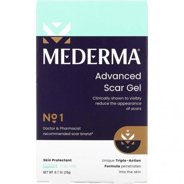 Mederma No:1 Advanced Scar Gel 20GR