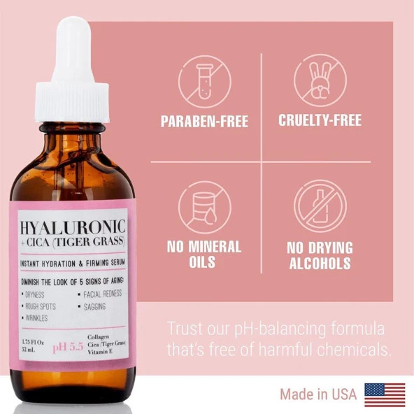 Medix 5.5 Hyaluronic + Cica (Tiger Grass) Nemlendirici ve Sıkılaştırıcı Serum 52ML - Resim 2