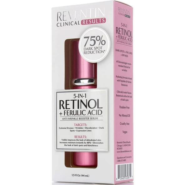 Reventin 5-in-1 Retinol + Ferulic Acid Anti-Wrinkle Serum 44ML