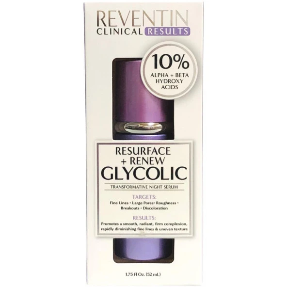 Reventin Resurface + Renew Glycolic Gece Serumu 52ML - Resim 2