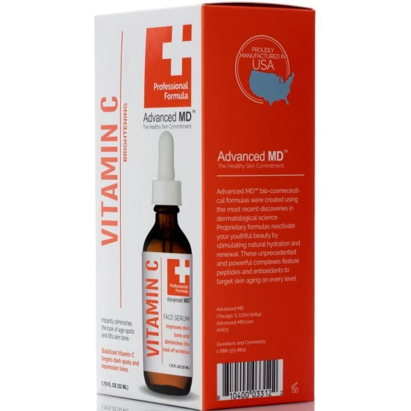 Advanced MD Vitamin C Yüz Serumu 52ML - Resim 3