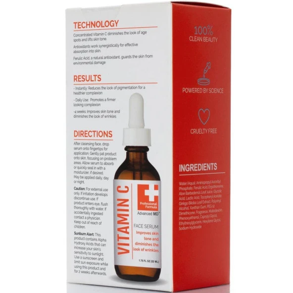 Advanced MD Vitamin C Yüz Serumu 52ML - Resim 4