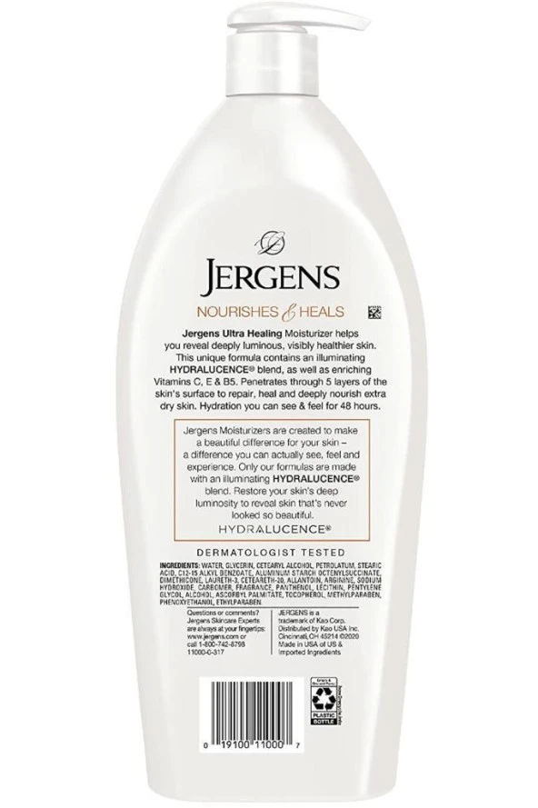 Jergens Ekstra Kuru Ciltler İçin Nemlendirici Losyon 946ML - 2