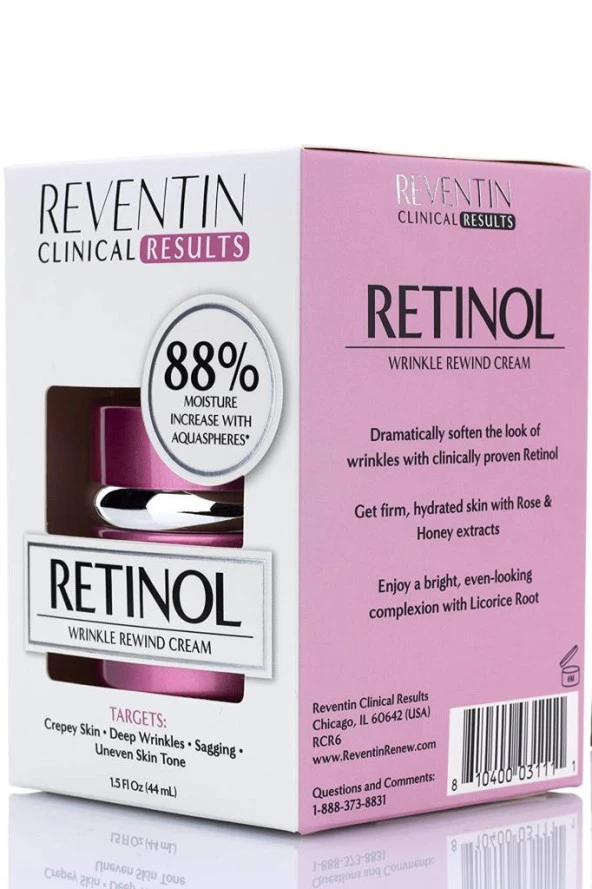 Reventin 10-in-1 Retinol Kırışıklık Karşıtı Krem 44ML