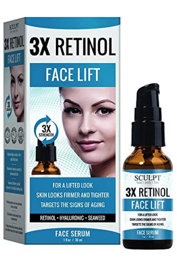 Sculpt 3X Retinol Face Lift Yüz Serumu 30ML