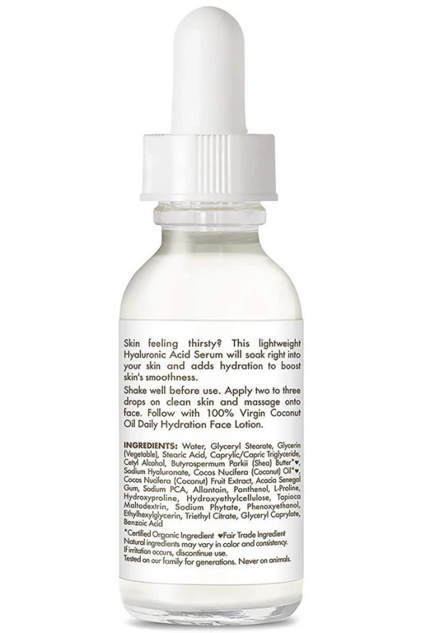 Shea Moisture 100 Saf Hindistan Cevizi Yağlı Günlük Nemlendirici Hyaluronik Asit Yüz Serumu 30ML - Resim 3