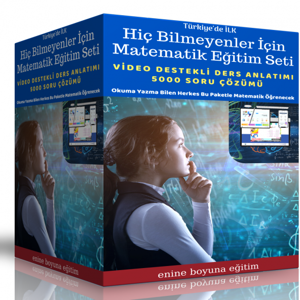 Hiç Bilmeyenler İçin Matematik Eğitim Seti ürün görseli 1