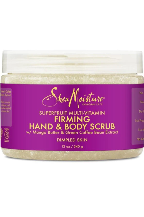 Shea Moisture Superfruit Sıkılaştırıcı El ve Vücut Şeker Peelingi 354ML