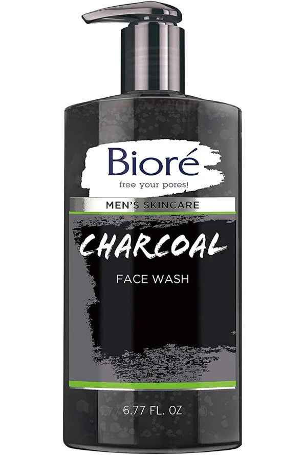 Biore Charcoal Erkeklere Özel Yüz Yıkama Jeli 200ML