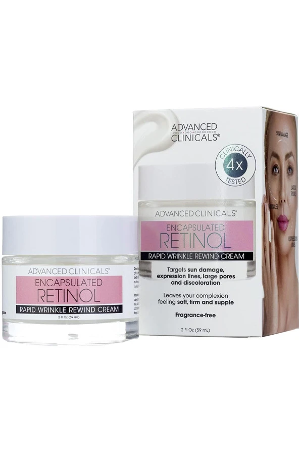 Advanced Clinicals Kapsüllü Retinol Jel Yüz Kremi 59ML